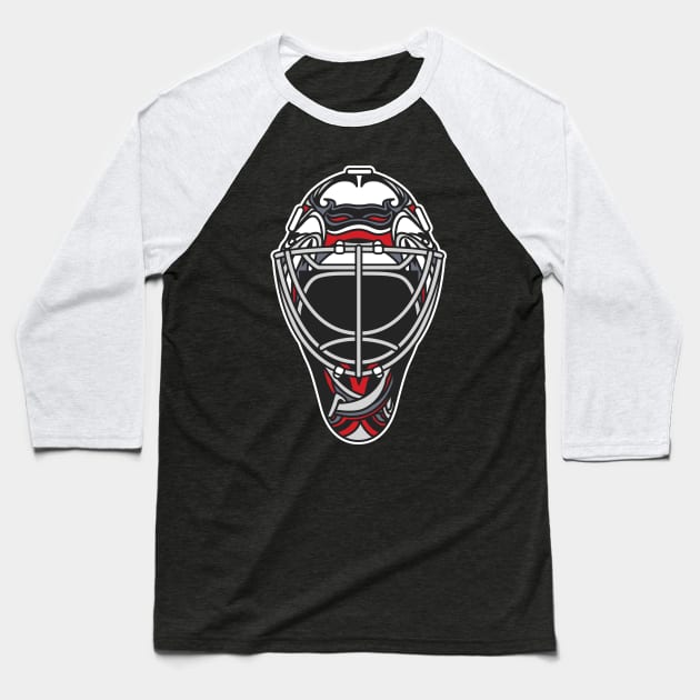 Ryan Miller Sabres Goalie Mask Baseball T-Shirt by Carl Cordes